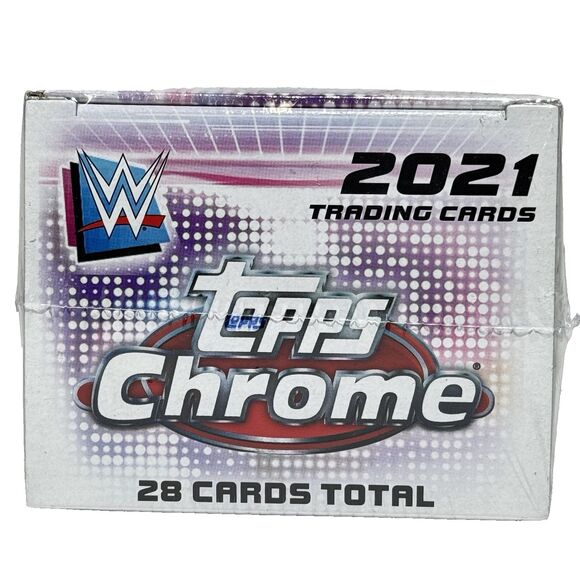 2021 Topps Chrome WWE Blaster Box Factory Sealed | Trading Cards Sasha Banks - Picture 5 of 6